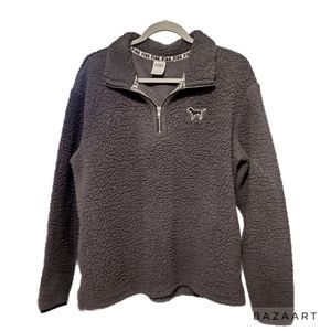 Pink - Victoria's Secret Rare Pink Quarter Zip Pull Over ● Size Small ●